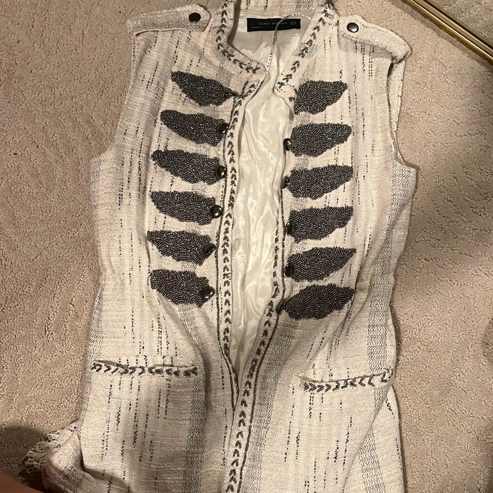 Zara beaded vest